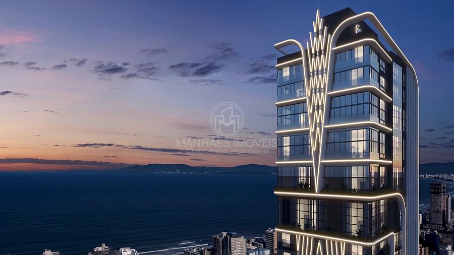 "Obelisco Skyhomes: Deixe o mar de Itapema emoldurar seus dias."