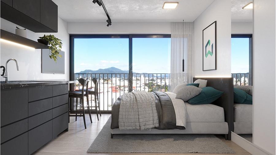 Loft com 19 m² priv.