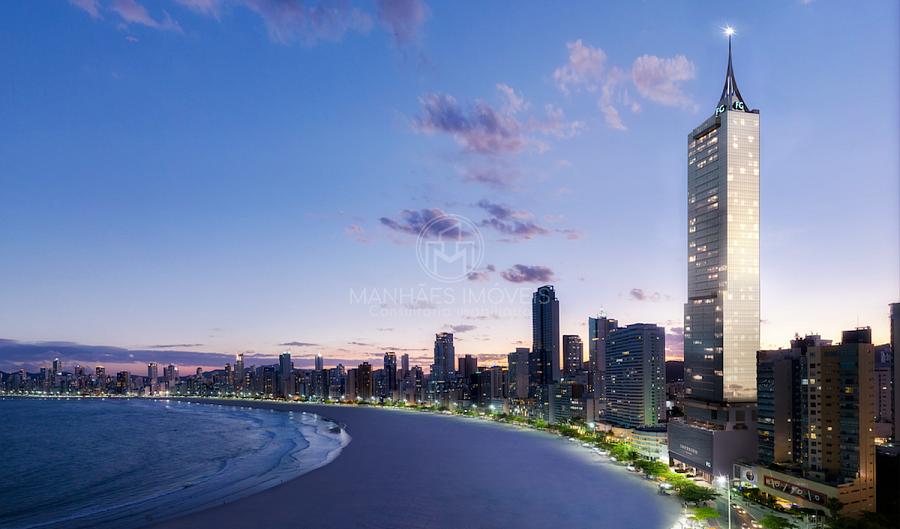 "Imperium Tower: Um marco histórico de frente para o mar de Balneário Camboriú."