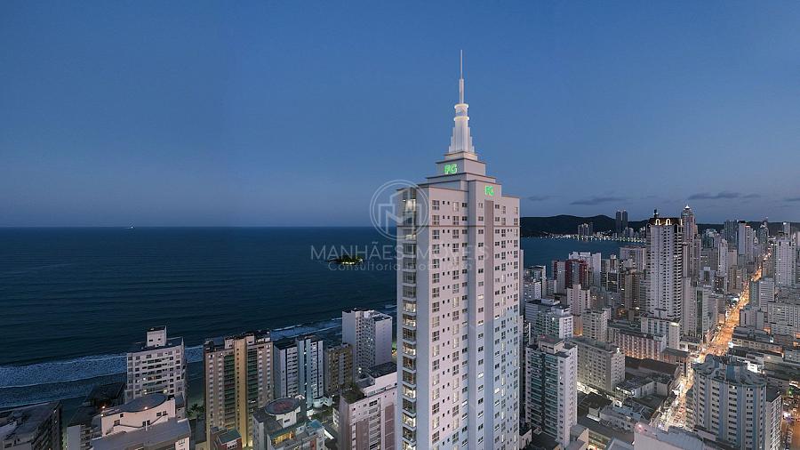 "Grand Place Tower: A sofisticação que você deseja para viver no centro de Balneário Camboriú."
