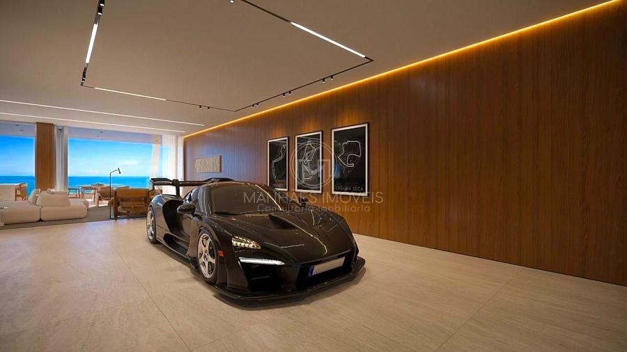 Imagens da Mansão Suspensa com 563m² privativos: Lounge com entrepisos de 3,67 metros