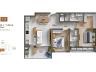 Plantas disponveis: Apartamento Tipo 01
