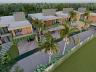 Implantao das 4 casas do Condomnio Villa Quattro