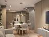 Living do apartamento de 3 dormitrios