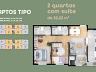 Plantas disponveis: Apartamentos Tipo - Finais 01, 04, 05 e 08