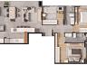 Plantas disponveis: Apartamento tipo - Final 01