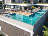 rea de lazer descoberta com deck elevado