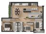 Planta disponvel: Apartamentos Tipo 01A e 02A