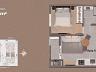 Planta disponvel: Apartamento Tipo (1 dormitrio)