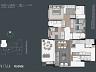 Planta do apartamento com 3 sutes