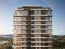 Detalhe da fachada do Plaza Beach Residence