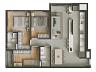 Planta do Apartamento Tipo A - Final 8
