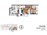 Apartamento Tipo - Final 03: Planta com 89m privativos