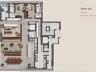 Apartamento Tipo 02: Planta humanizada