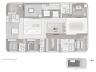 Planta do Apartamento Duplex (superior) - 40 pavimento
